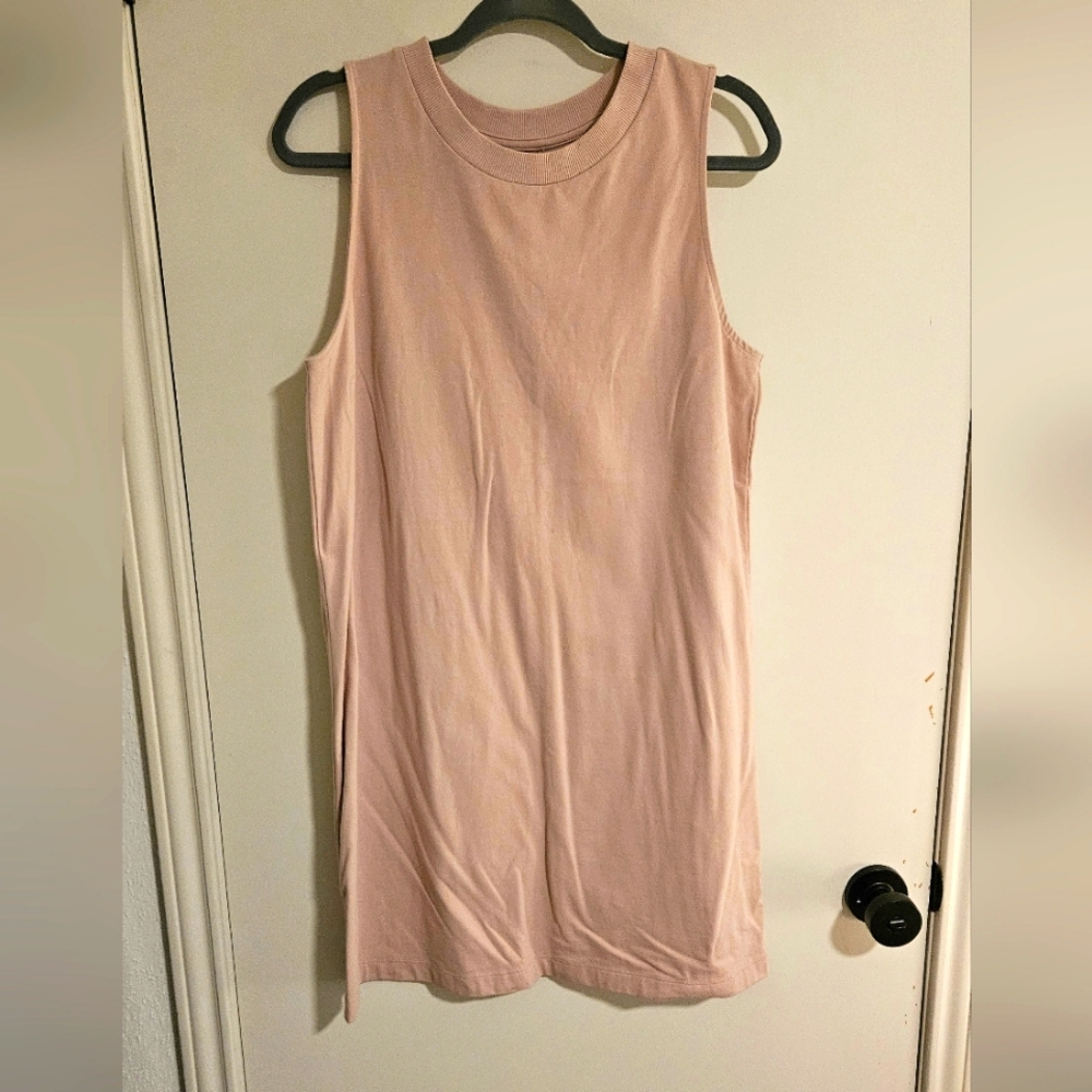 Blush Pink Sleeveless Dress
